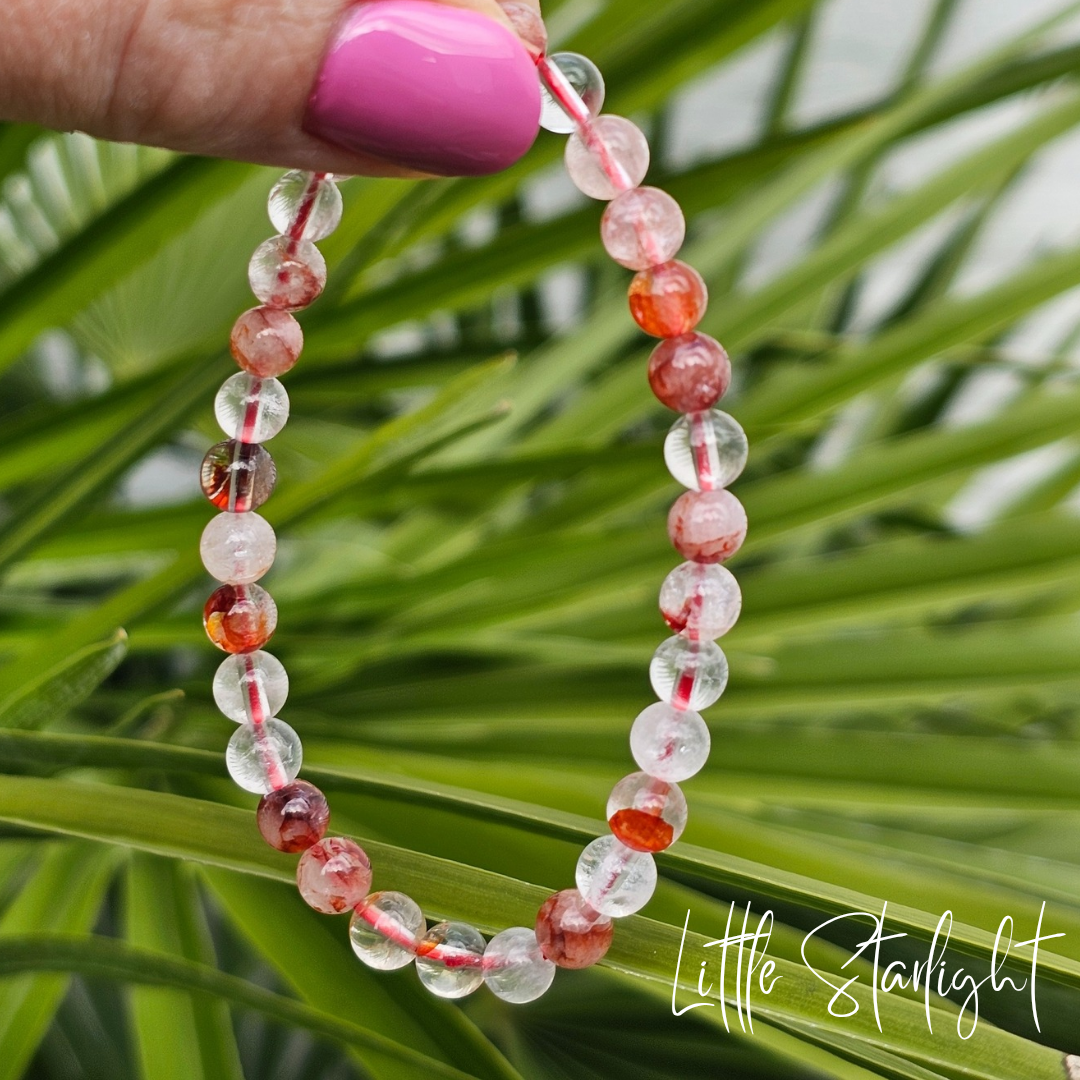 Fire quartz armband